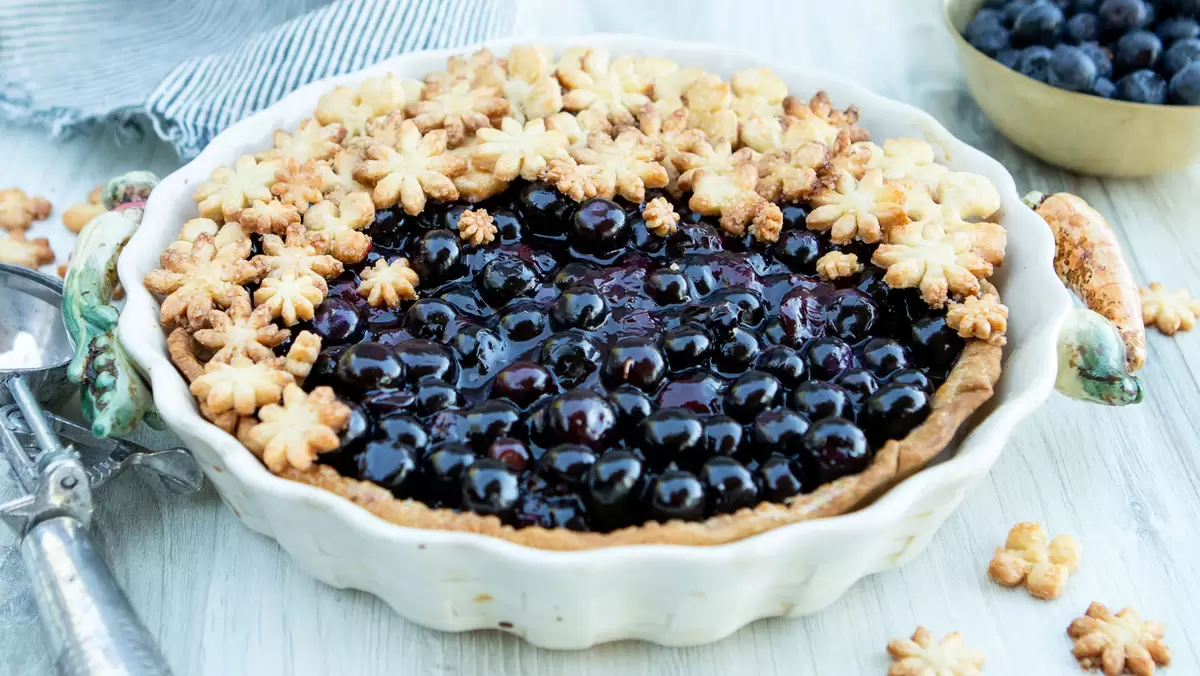 Heart Healthy Blueberry Pie