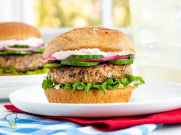 Garlic Chili Turkey Burger