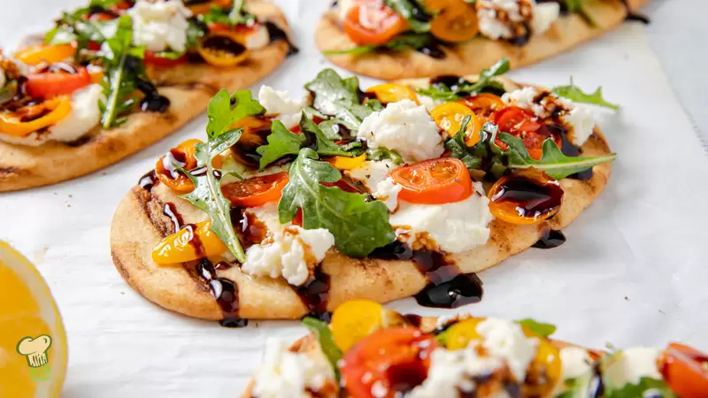 Heart Healthy Arugula Ricotta Pizza