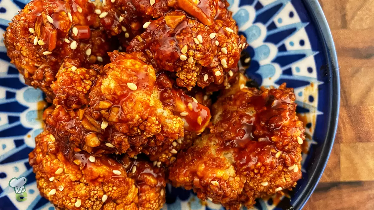 Heart Healthy Korean BBQ Cauliflower Bites