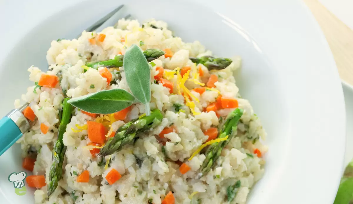 Heart Healthy Asparagus Rice Bowl