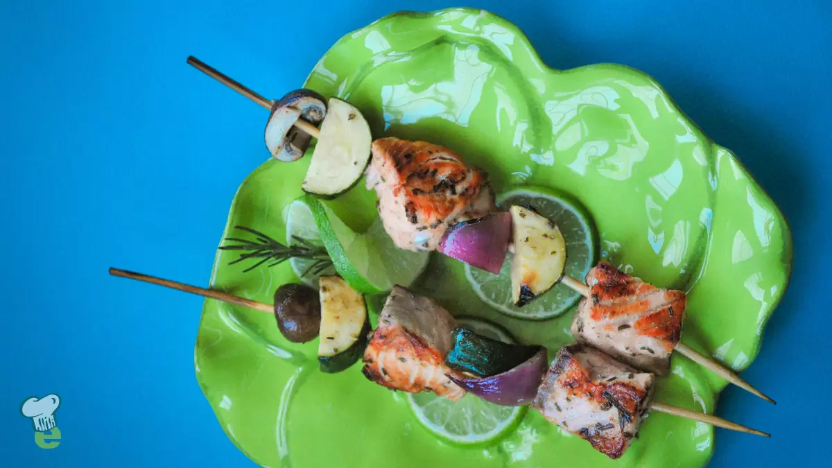 Heart Healthy Grilled Swordfish Kebabs