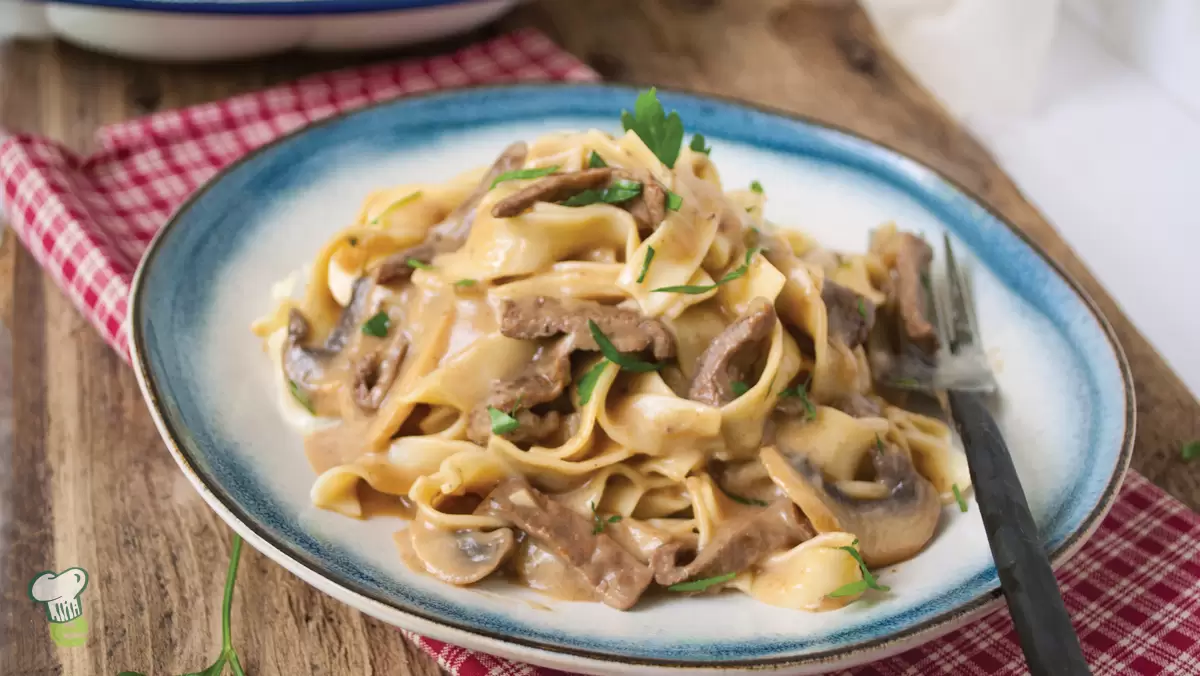 Healthy Beef Stroganoff