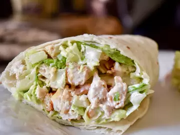 Curry Chicken Salad Wrap