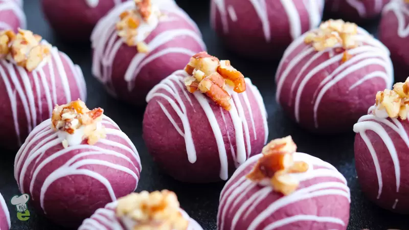 Heart Healthy Purple Sweet Potato Bites