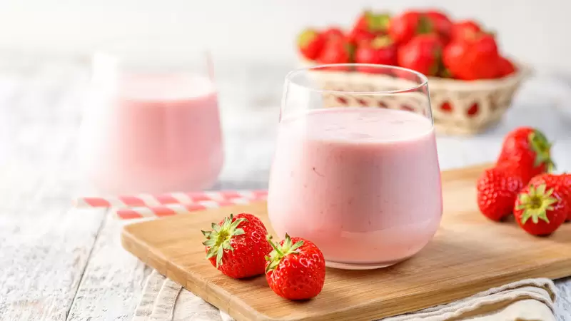 Heart Healthy Strawberry Smoothie