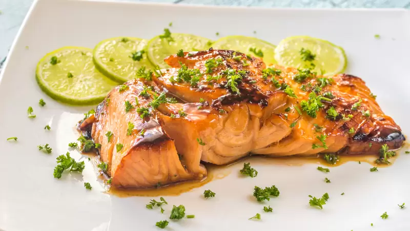Heart Healthy Honey Salmon with Turnips