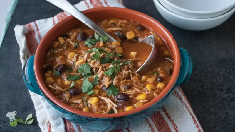 Healthy Santa Fe Chicken Soup