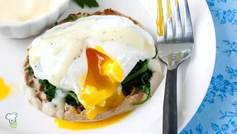 Heart Healthy Eggs Benedict Florentine Recipe