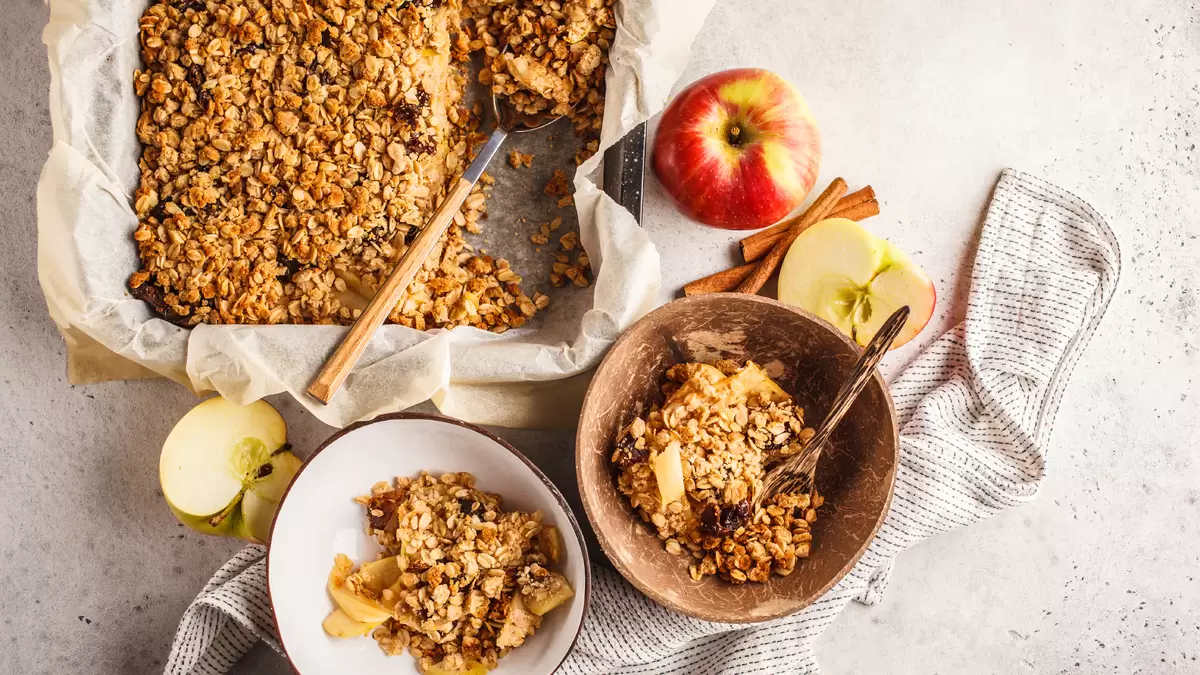 Heart Healthy Apple Crumble