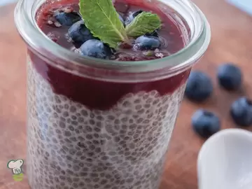 Blueberry Chia Seed Pudding