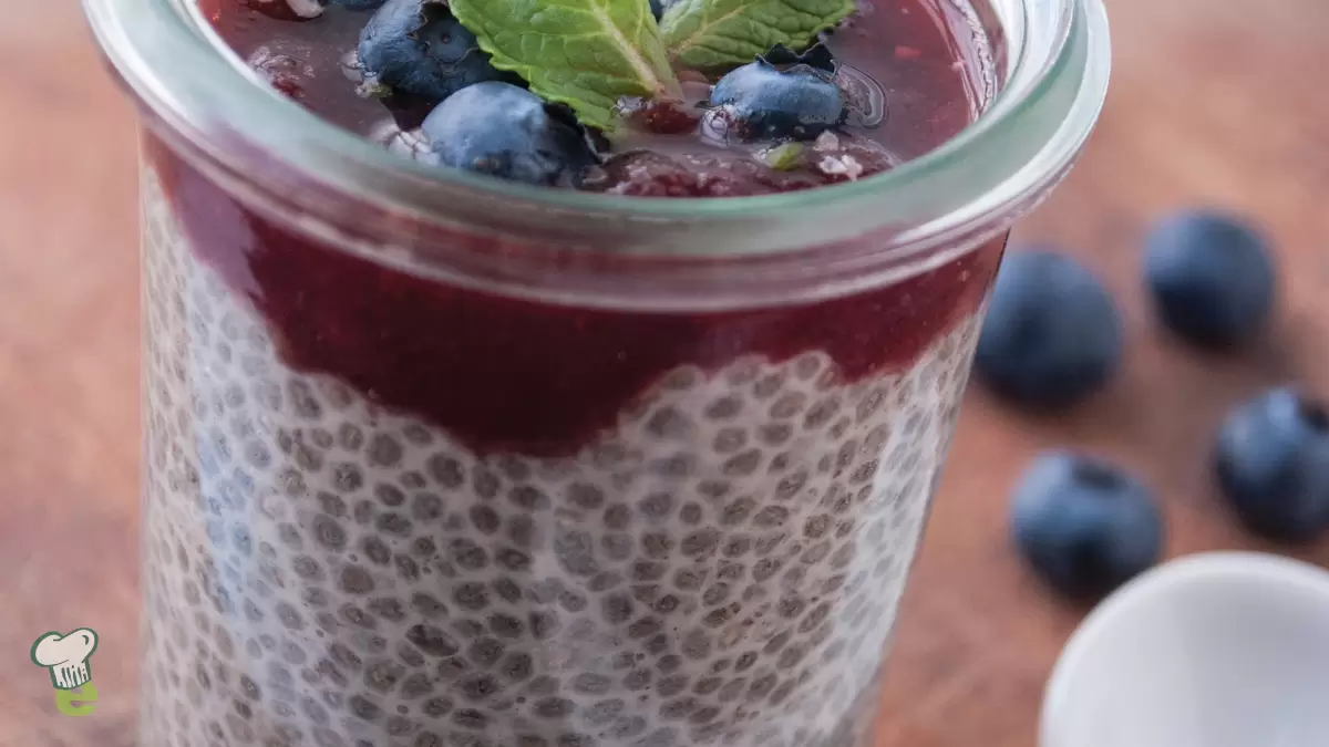 Heart Healthy Blueberry Chia Seed Pudding