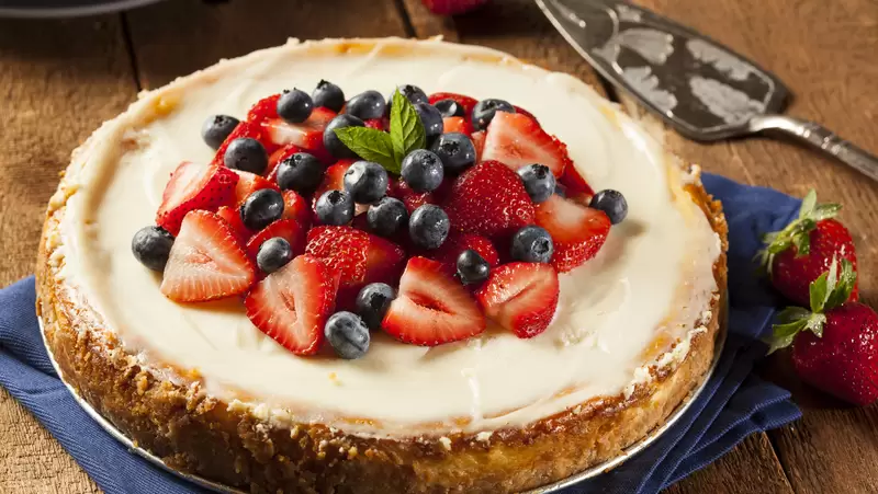 Heart Healthy Berry Cheesecake