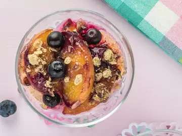 Peach Blueberry Crisp