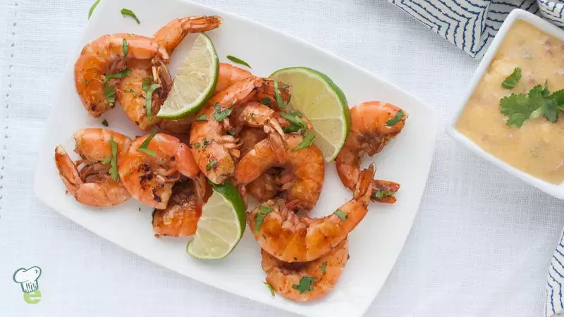 Heart Healthy Grilled Shrimp with Mango Salsa