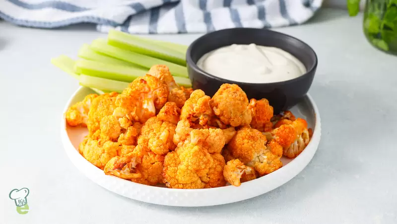 Heart Healthy Air Fryer Buffalo Cauliflower