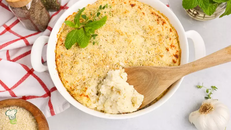 Heart Healthy Mashed Potato Casserole