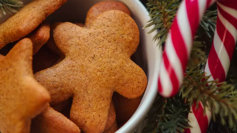 Heart Healthy Gingerbread Men Cookies