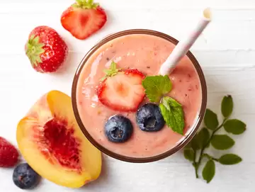 Strawberry Peach Smoothie