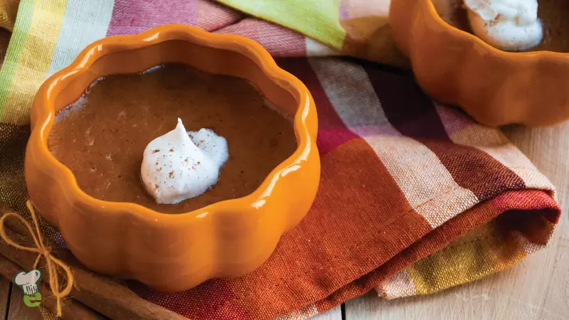 Heart Healthy Pumpkin Custards