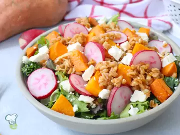 Kale and Sweet Potato Salad