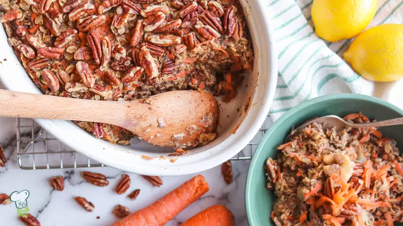 Carrot Cake Baked Oatmeal