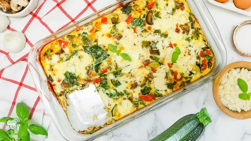 Mediterranean Breakfast Casserole