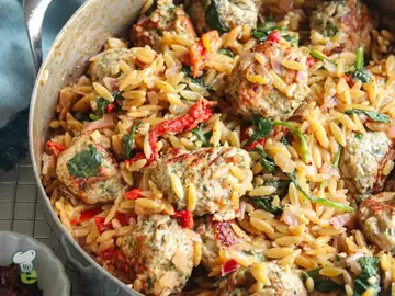 Mediterranean Chicken Meatballs