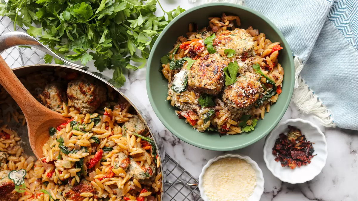Mediterranean Chicken Meatballs