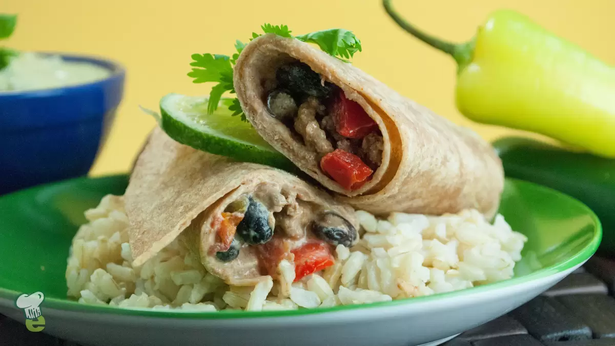Healthy Beef and Bean Enchiladas