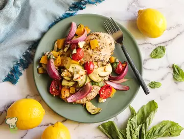 Mediterranean Sheet Pan Chicken