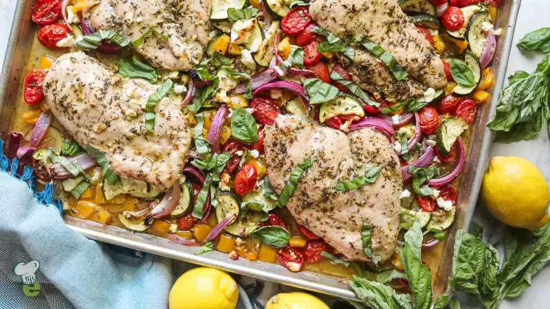 Mediterranean Sheet Pan Chicken