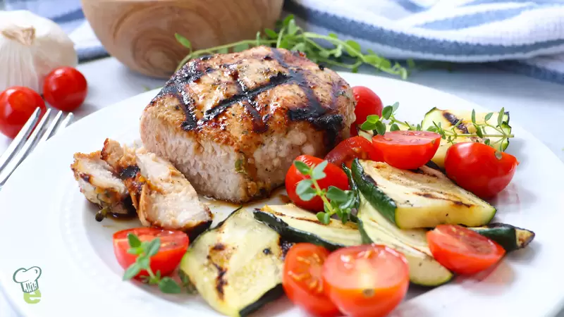 Grilled Boneless Pork Loin Chops