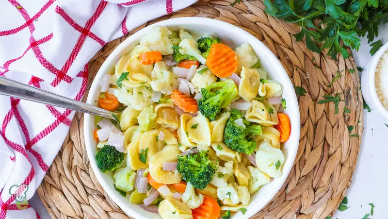 Heart Healthy Tortellini Pasta Salad