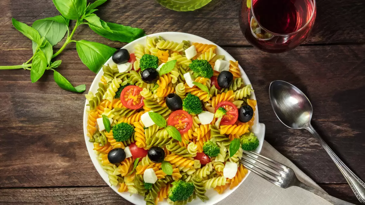 Heart Healthy Rotini Pasta Salad