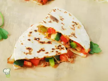 Roasted Vegetable Quesadilla