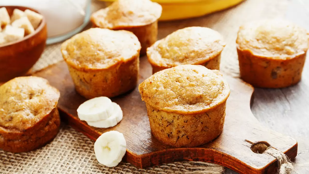 Heart Healthy Banana Muffins
