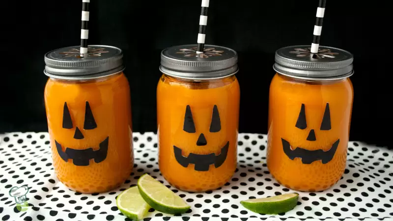Spooky Orange Halloween Smoothie (Diabetic-Friendly)