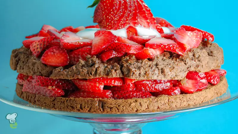 Heart Healthy Chocolate Strawberry Shortcake