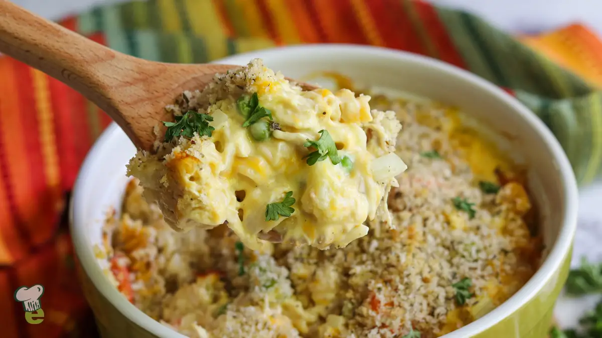 Kidney-Friendly Chicken Noodle Casserole with Cream of Chicken Soup