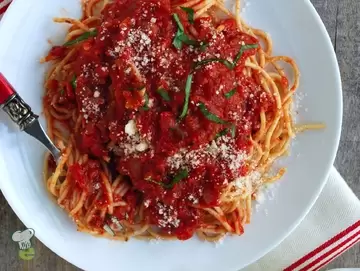 Spaghetti with Marinara Sauce