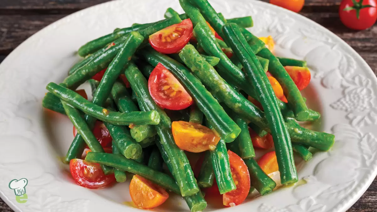 Heart Healthy Green Beans with Tomatoes