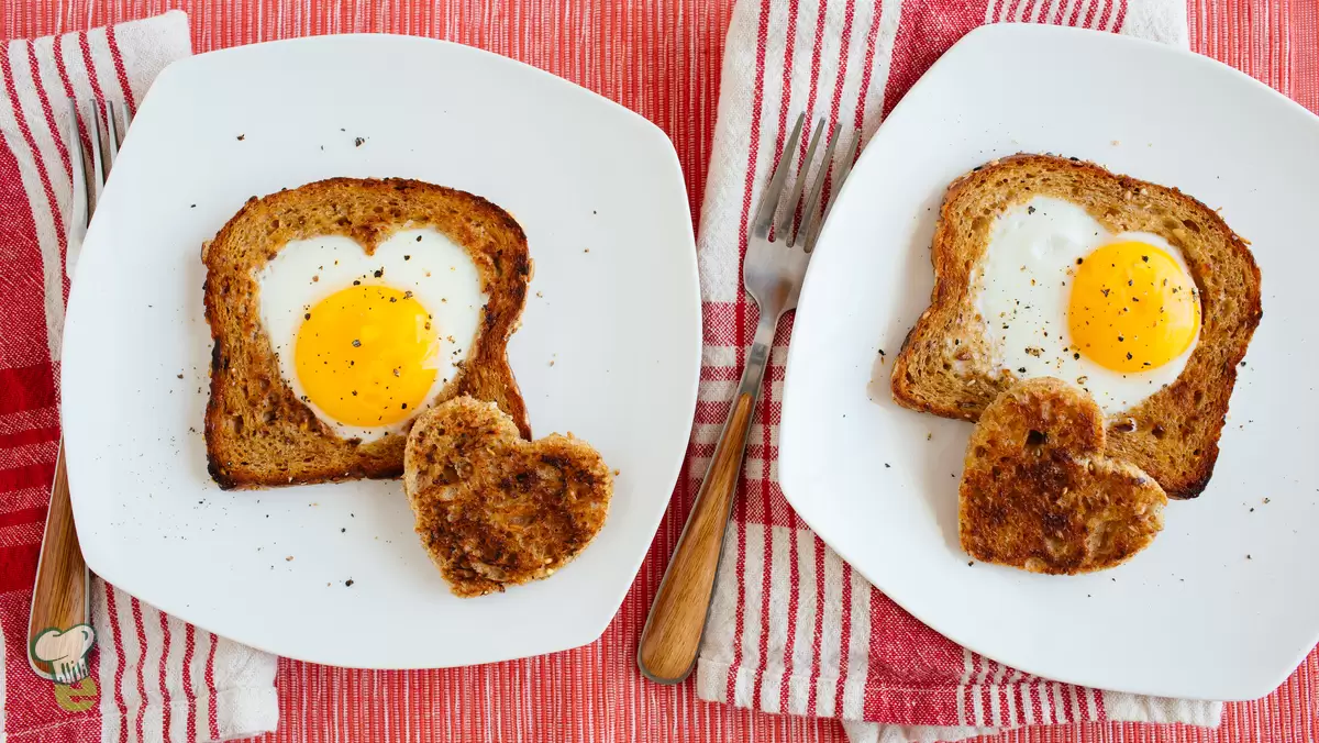 Heart Healthy Valentine Egg in a Hole