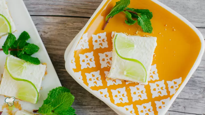 Heart Healthy Key Lime Squares
