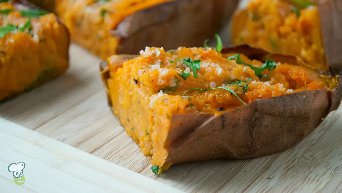 Twice-Baked Sweet Potatoes
