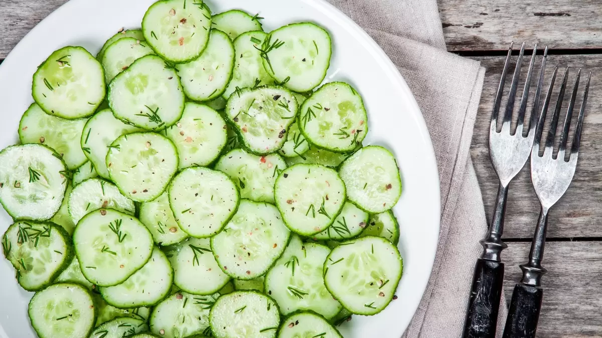Heart Healthy Dilled Cucumber Salad