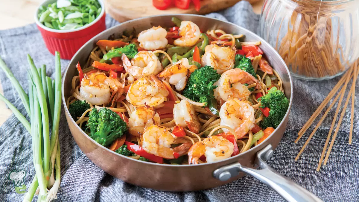 Easy Shrimp Lo Mein