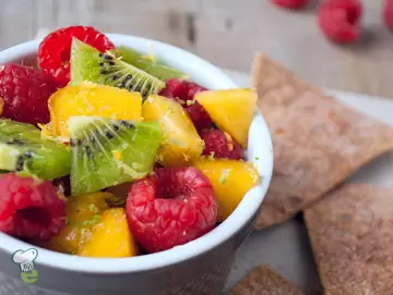 Fruit Salsa with Cinnamon Chips