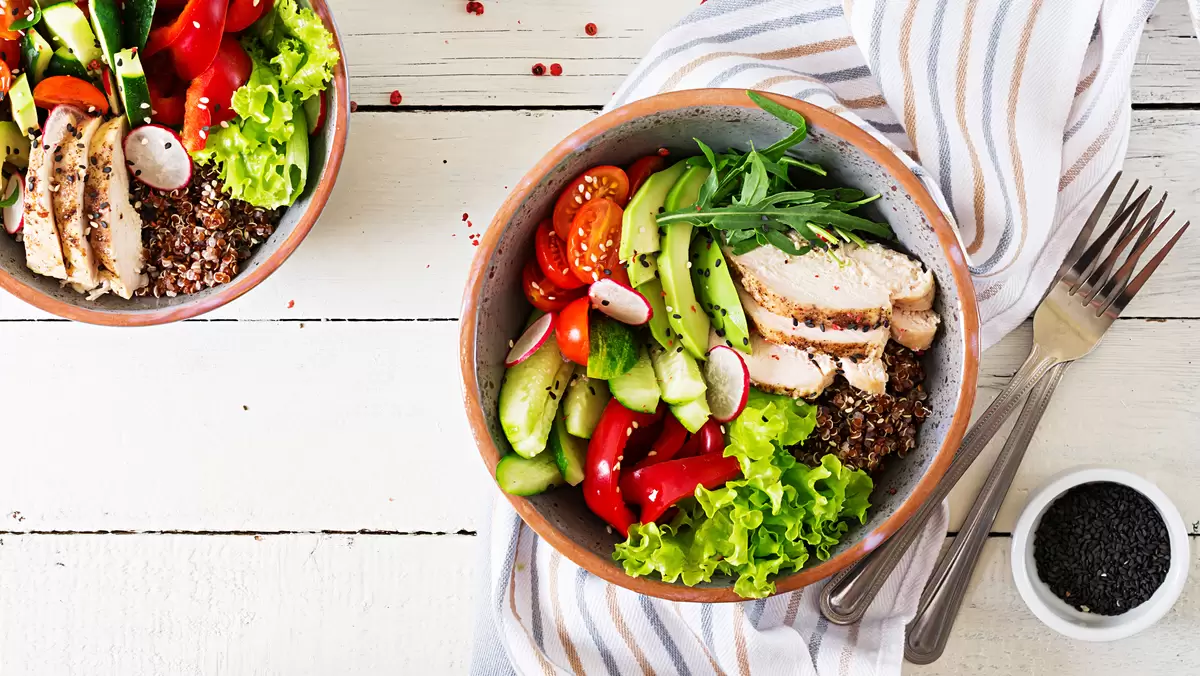 Heart Healthy Chicken and Quinoa Buddha Bowl