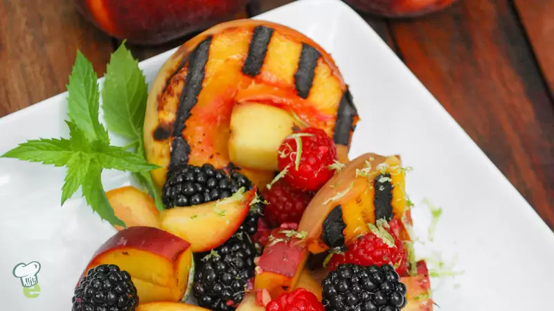 Heart Healthy Grilled Peach Salad
